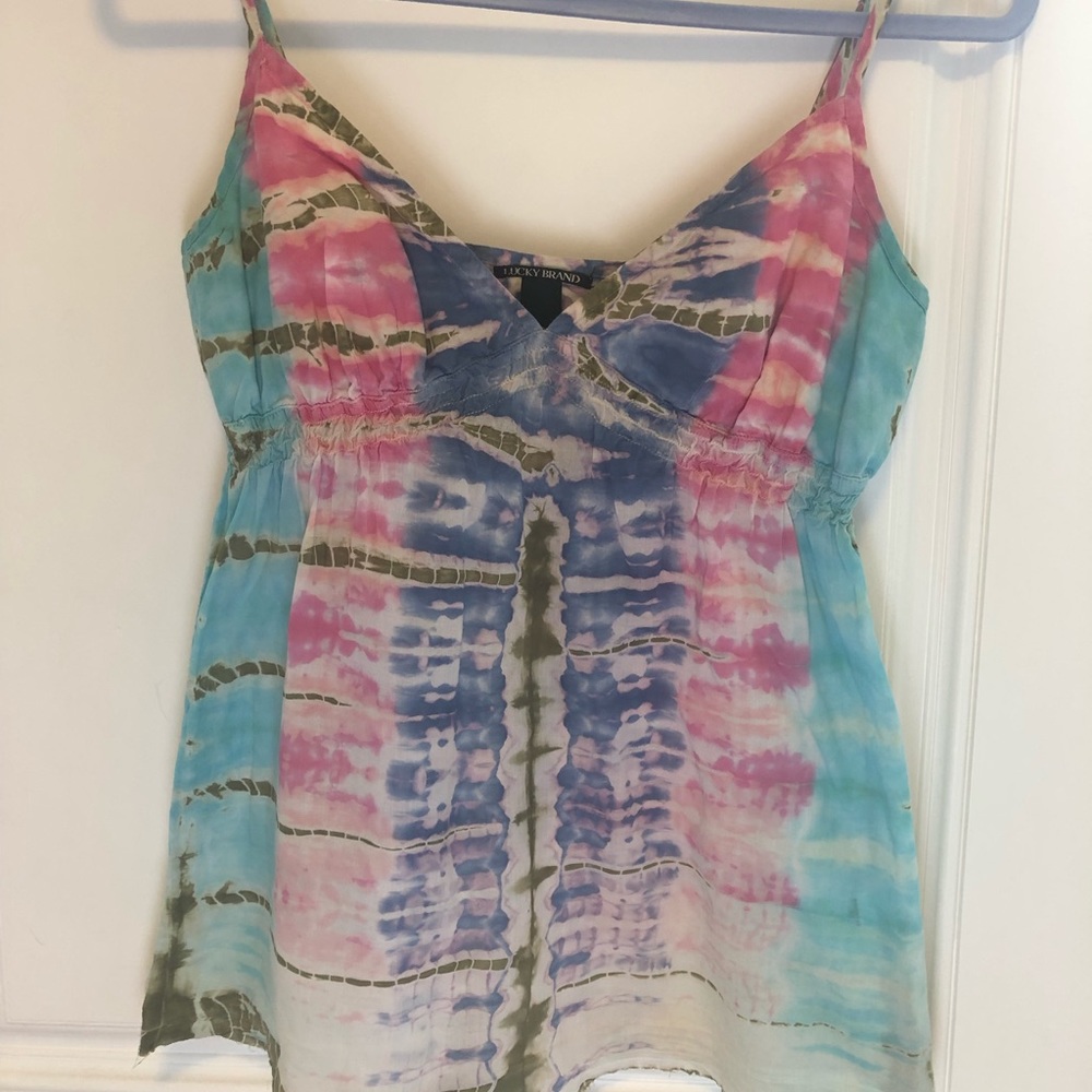 Lucky Brand Tie Dye Tank Top